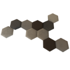 Panel tapicerowany hexagon
