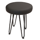 Taboret kuchenny HAIRPIN 4 nogi czarne