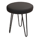 Taboret kuchenny HAIRPIN 3 nogi czarne