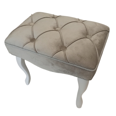 Pokaż szczegóły dla Taboret chesterfield SILVO Obrazek Taboret chesterfield SILVO