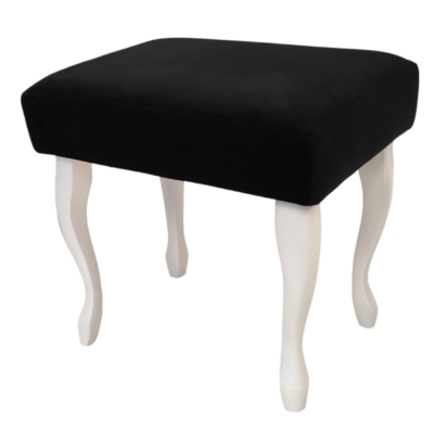 Pokaż szczegóły dla Taboret do toaletki Black & White Obrazek Taboret do toaletki Black & White